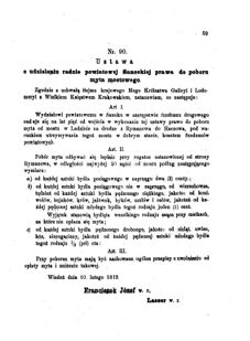 Landes-Gesetz- und Verordnungsblatt für das Königreich Galizien und Lodomerien sammt dem Großherzogthume Krakau 1873bl01 Seite: 59