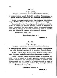 Landes-Gesetz- und Verordnungsblatt für das Königreich Galizien und Lodomerien sammt dem Großherzogthume Krakau 1873bl01 Seite: 84