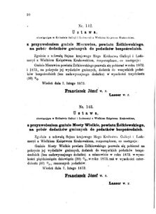 Landes-Gesetz- und Verordnungsblatt für das Königreich Galizien und Lodomerien sammt dem Großherzogthume Krakau 1873bl01 Seite: 90