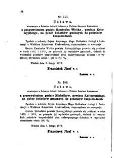 Landes-Gesetz- und Verordnungsblatt für das Königreich Galizien und Lodomerien sammt dem Großherzogthume Krakau 1873bl01 Seite: 98