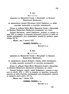 Landes-Gesetz- und Verordnungsblatt für das Königreich Galizien und Lodomerien sammt dem Großherzogthume Krakau 1873bl02 Seite: 129