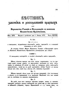 Landes-Gesetz- und Verordnungsblatt für das Königreich Galizien und Lodomerien sammt dem Großherzogthume Krakau 1873bl02 Seite: 181