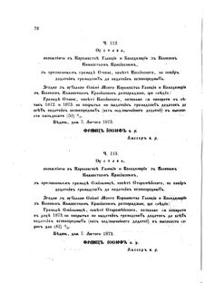 Landes-Gesetz- und Verordnungsblatt für das Königreich Galizien und Lodomerien sammt dem Großherzogthume Krakau 1873bl02 Seite: 74