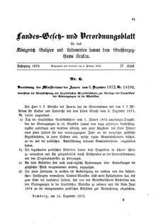 Landes-Gesetz- und Verordnungsblatt für das Königreich Galizien und Lodomerien sammt dem Großherzogthume Krakau 18740201 Seite: 33