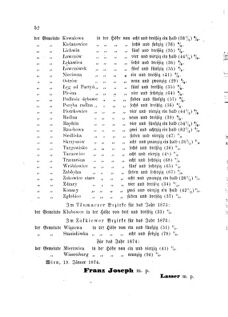 Landes-Gesetz- und Verordnungsblatt für das Königreich Galizien und Lodomerien sammt dem Großherzogthume Krakau 18740215 Seite: 4