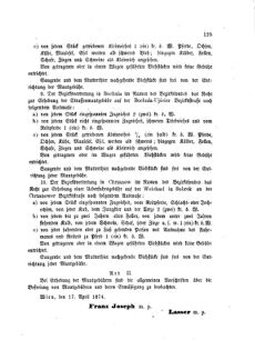 Landes-Gesetz- und Verordnungsblatt für das Königreich Galizien und Lodomerien sammt dem Großherzogthume Krakau 18740515 Seite: 5