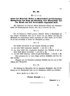 Landes-Gesetz- und Verordnungsblatt für das Königreich Galizien und Lodomerien sammt dem Großherzogthume Krakau 18740531 Seite: 5