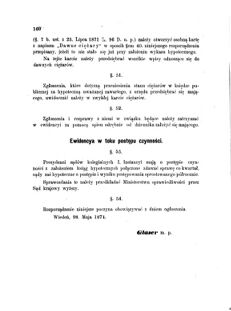 Landes-Gesetz- und Verordnungsblatt für das Königreich Galizien und Lodomerien sammt dem Großherzogthume Krakau 1874bl01 Seite: 160