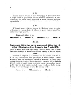 Landes-Gesetz- und Verordnungsblatt für das Königreich Galizien und Lodomerien sammt dem Großherzogthume Krakau 1874bl01 Seite: 8