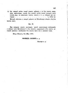 Landes-Gesetz- und Verordnungsblatt für das Königreich Galizien und Lodomerien sammt dem Großherzogthume Krakau 1874bl02 Seite: 137