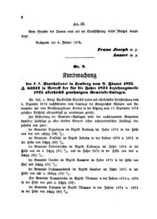 Landes-Gesetz- und Verordnungsblatt für das Königreich Galizien und Lodomerien sammt dem Großherzogthume Krakau 18750201 Seite: 4