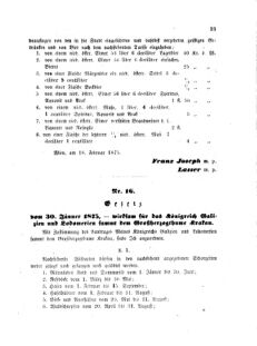 Landes-Gesetz- und Verordnungsblatt für das Königreich Galizien und Lodomerien sammt dem Großherzogthume Krakau 18750315 Seite: 3