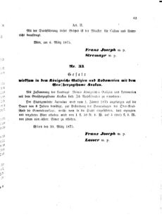 Landes-Gesetz- und Verordnungsblatt für das Königreich Galizien und Lodomerien sammt dem Großherzogthume Krakau 18750420 Seite: 3