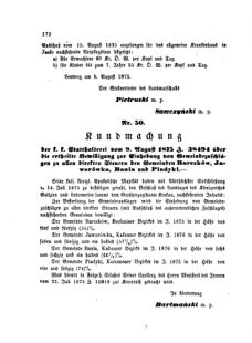 Landes-Gesetz- und Verordnungsblatt für das Königreich Galizien und Lodomerien sammt dem Großherzogthume Krakau 18750831 Seite: 2