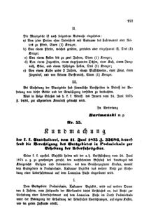 Landes-Gesetz- und Verordnungsblatt für das Königreich Galizien und Lodomerien sammt dem Großherzogthume Krakau 18750915 Seite: 5