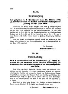 Landes-Gesetz- und Verordnungsblatt für das Königreich Galizien und Lodomerien sammt dem Großherzogthume Krakau 18751120 Seite: 2