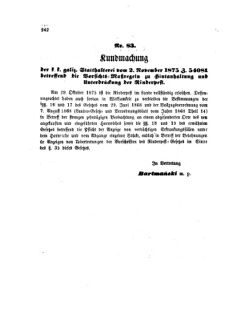 Landes-Gesetz- und Verordnungsblatt für das Königreich Galizien und Lodomerien sammt dem Großherzogthume Krakau 18751120 Seite: 6