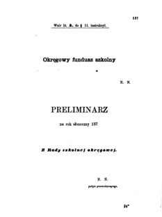 Landes-Gesetz- und Verordnungsblatt für das Königreich Galizien und Lodomerien sammt dem Großherzogthume Krakau 1875bl01 Seite: 137