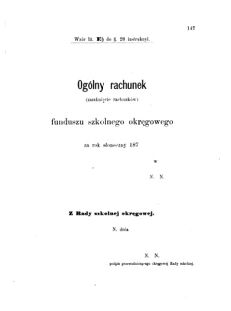 Landes-Gesetz- und Verordnungsblatt für das Königreich Galizien und Lodomerien sammt dem Großherzogthume Krakau 1875bl01 Seite: 147