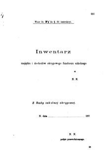 Landes-Gesetz- und Verordnungsblatt für das Königreich Galizien und Lodomerien sammt dem Großherzogthume Krakau 1875bl01 Seite: 151