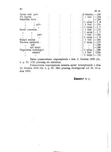 Landes-Gesetz- und Verordnungsblatt für das Königreich Galizien und Lodomerien sammt dem Großherzogthume Krakau 1875bl01 Seite: 20