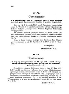 Landes-Gesetz- und Verordnungsblatt für das Königreich Galizien und Lodomerien sammt dem Großherzogthume Krakau 1875bl01 Seite: 236