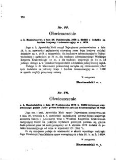 Landes-Gesetz- und Verordnungsblatt für das Königreich Galizien und Lodomerien sammt dem Großherzogthume Krakau 1875bl01 Seite: 240