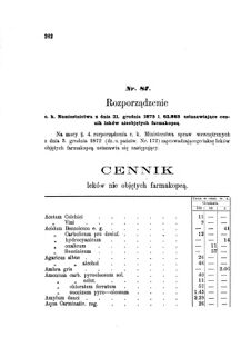 Landes-Gesetz- und Verordnungsblatt für das Königreich Galizien und Lodomerien sammt dem Großherzogthume Krakau 1875bl01 Seite: 264