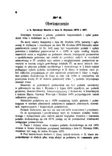 Landes-Gesetz- und Verordnungsblatt für das Königreich Galizien und Lodomerien sammt dem Großherzogthume Krakau 1875bl01 Seite: 6