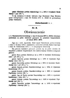 Landes-Gesetz- und Verordnungsblatt für das Königreich Galizien und Lodomerien sammt dem Großherzogthume Krakau 1875bl01 Seite: 9