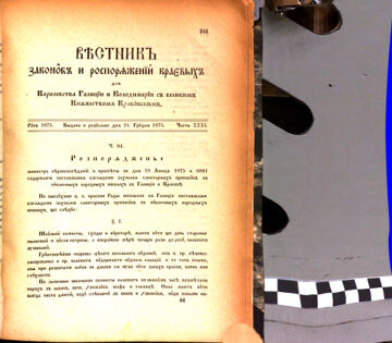 Landes-Gesetz- und Verordnungsblatt für das Königreich Galizien und Lodomerien sammt dem Großherzogthume Krakau 1875bl02 Seite: 239