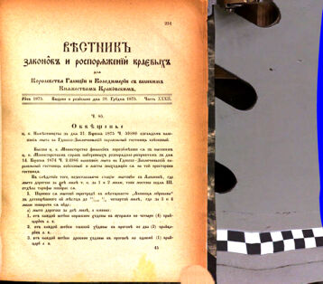 Landes-Gesetz- und Verordnungsblatt für das Königreich Galizien und Lodomerien sammt dem Großherzogthume Krakau 1875bl02 Seite: 247