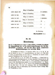 Landes-Gesetz- und Verordnungsblatt für das Königreich Galizien und Lodomerien sammt dem Großherzogthume Krakau 18760725 Seite: 4