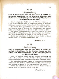 Landes-Gesetz- und Verordnungsblatt für das Königreich Galizien und Lodomerien sammt dem Großherzogthume Krakau 18760905 Seite: 3