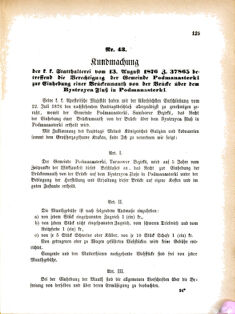 Landes-Gesetz- und Verordnungsblatt für das Königreich Galizien und Lodomerien sammt dem Großherzogthume Krakau 18760915 Seite: 11