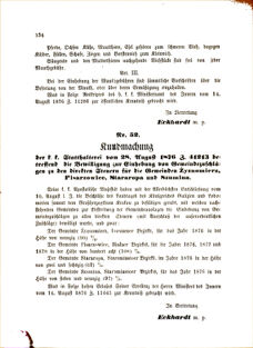 Landes-Gesetz- und Verordnungsblatt für das Königreich Galizien und Lodomerien sammt dem Großherzogthume Krakau 18760915 Seite: 20