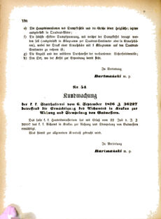 Landes-Gesetz- und Verordnungsblatt für das Königreich Galizien und Lodomerien sammt dem Großherzogthume Krakau 18760925 Seite: 2