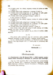 Landes-Gesetz- und Verordnungsblatt für das Königreich Galizien und Lodomerien sammt dem Großherzogthume Krakau 1876bl01 Seite: 132