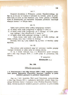 Landes-Gesetz- und Verordnungsblatt für das Königreich Galizien und Lodomerien sammt dem Großherzogthume Krakau 1876bl01 Seite: 133