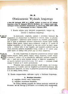 Landes-Gesetz- und Verordnungsblatt für das Königreich Galizien und Lodomerien sammt dem Großherzogthume Krakau 1876bl01 Seite: 25