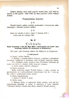 Landes-Gesetz- und Verordnungsblatt für das Königreich Galizien und Lodomerien sammt dem Großherzogthume Krakau 1876bl01 Seite: 51