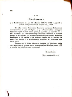 Landes-Gesetz- und Verordnungsblatt für das Königreich Galizien und Lodomerien sammt dem Großherzogthume Krakau 1876bl02 Seite: 228