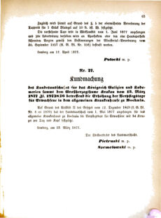 Landes-Gesetz- und Verordnungsblatt für das Königreich Galizien und Lodomerien sammt dem Großherzogthume Krakau 18770515 Seite: 3