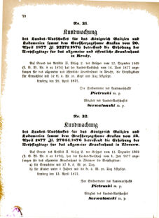 Landes-Gesetz- und Verordnungsblatt für das Königreich Galizien und Lodomerien sammt dem Großherzogthume Krakau 18770703 Seite: 2