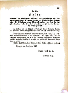 Landes-Gesetz- und Verordnungsblatt für das Königreich Galizien und Lodomerien sammt dem Großherzogthume Krakau 18771206 Seite: 3