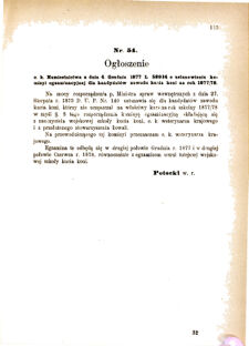 Landes-Gesetz- und Verordnungsblatt für das Königreich Galizien und Lodomerien sammt dem Großherzogthume Krakau 1877bl01 Seite: 113