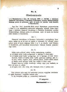 Landes-Gesetz- und Verordnungsblatt für das Königreich Galizien und Lodomerien sammt dem Großherzogthume Krakau 1877bl01 Seite: 5