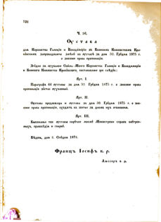 Landes-Gesetz- und Verordnungsblatt für das Königreich Galizien und Lodomerien sammt dem Großherzogthume Krakau 1877bl02 Seite: 128