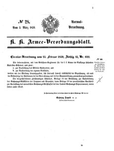 Verordnungsblatt für das Kaiserlich-Königliche Heer 18590303 Seite: 3