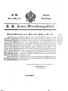 Verordnungsblatt für das Kaiserlich-Königliche Heer 18590304 Seite: 5